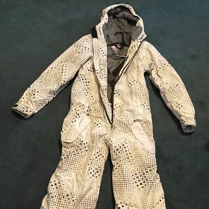 One piece snow suit